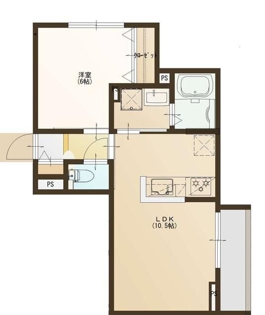 Partenza松波さくら通りの物件間取画像