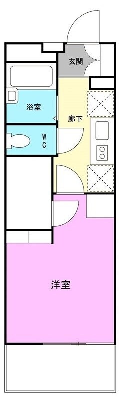 フローラ西船の物件間取画像