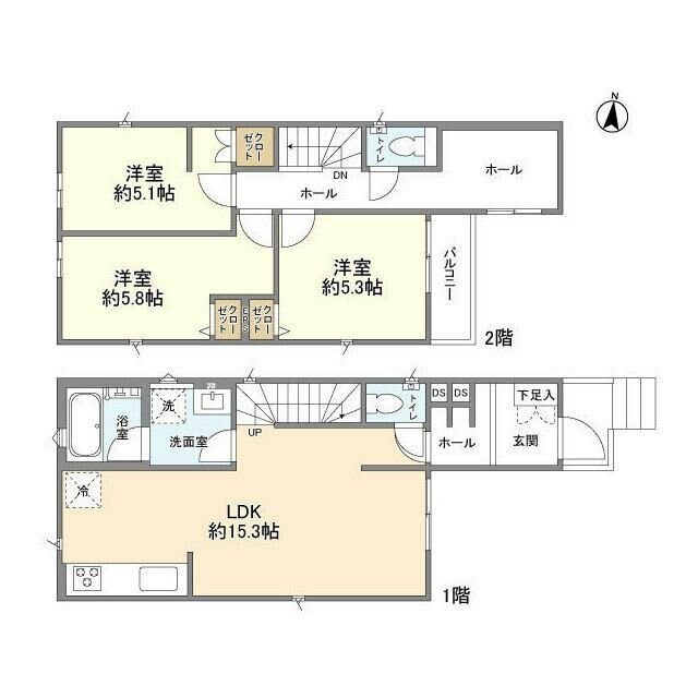 Kolet柏弥生町#03の物件間取画像