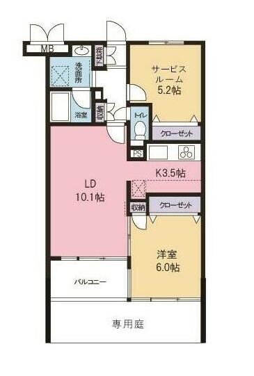 ルシルエスパシオの物件間取画像