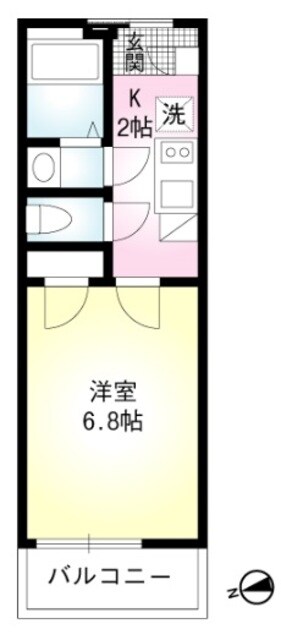 リバティーセカンドの物件間取画像