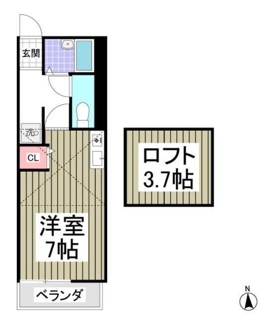 メゾン宮原の物件間取画像