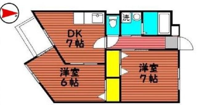 レスポワール北与野の物件間取画像