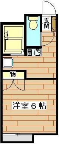 レオパレスアムールAの物件間取画像