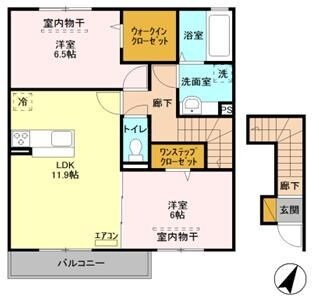 カメリアの物件間取画像