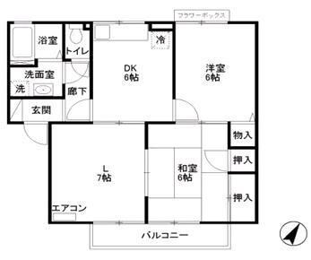 HARMONY HILLSの物件間取画像