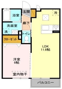 グリーンガーデンの物件間取画像