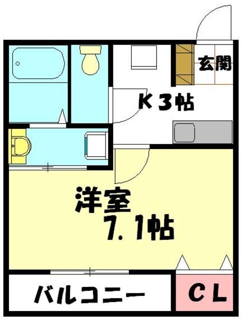 クレフラスト上尾 の物件間取画像