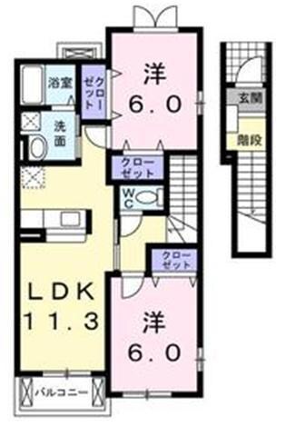 ポポラリタ パラッツオの物件間取画像