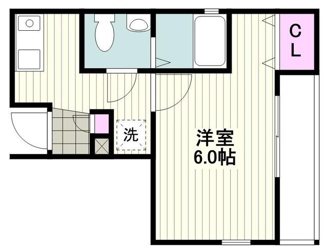 ルクール川崎の物件間取画像