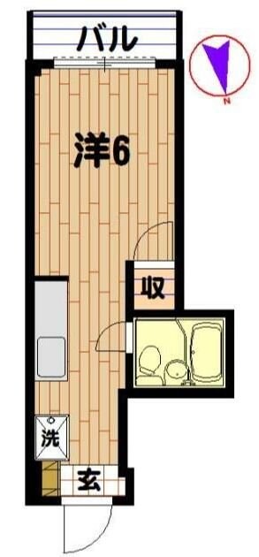 メゾンマイネの物件間取画像