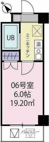 ベルビー川崎の物件間取画像