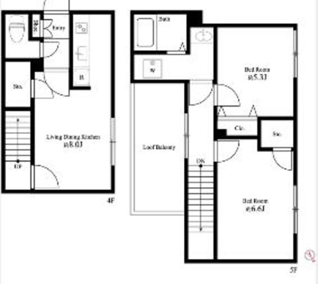 ブランシェ文京白山2の物件間取画像