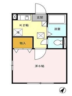 小石川ハイツの物件間取画像
