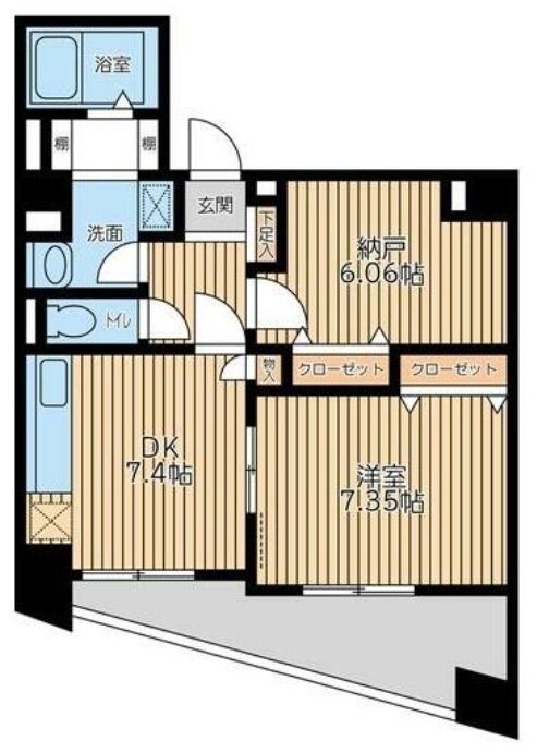 アブレスト西日暮里の物件間取画像