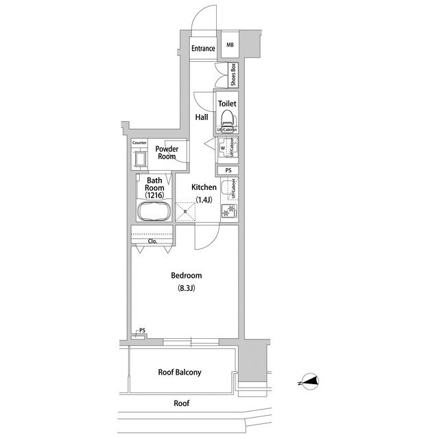 BLESS西巣鴨の物件間取画像