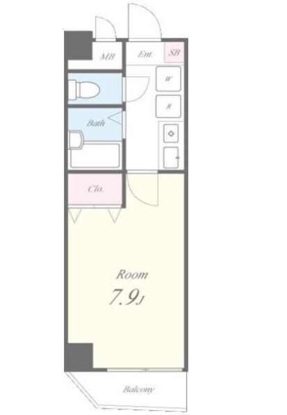 クレセント小台の物件間取画像