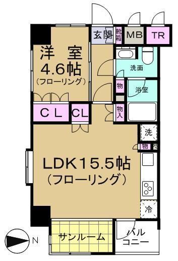 プライムアーバン池袋の物件間取画像