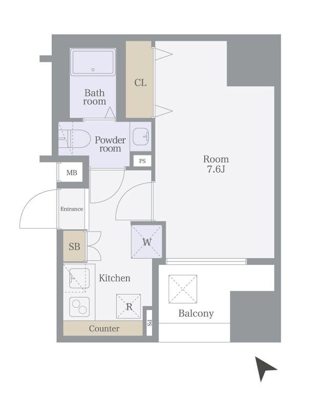 アイルプレミアム千駄木の物件間取画像