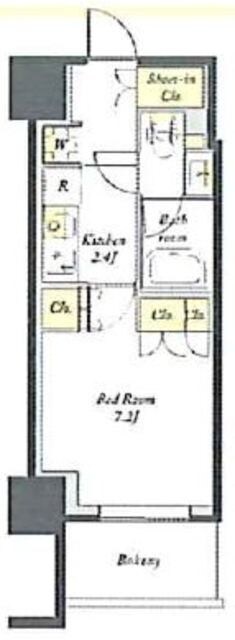 プライムメゾン板橋の物件間取画像