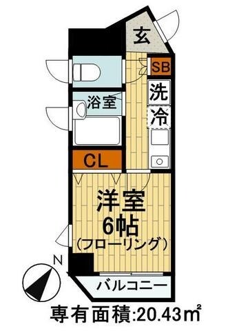 フォルトゥナ春日安藤坂の物件間取画像