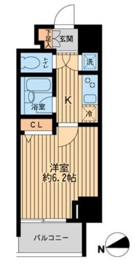 HF早稲田レジデンスの物件間取画像