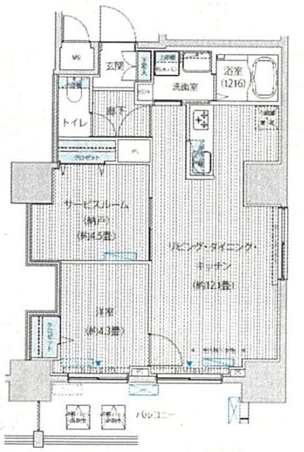 グランデュール富士の物件間取画像