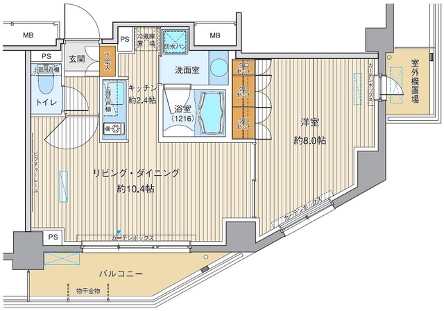 ヒューリックレジデンス茗荷谷の物件間取画像