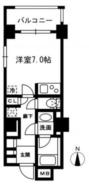 レジディア中落合の物件間取画像