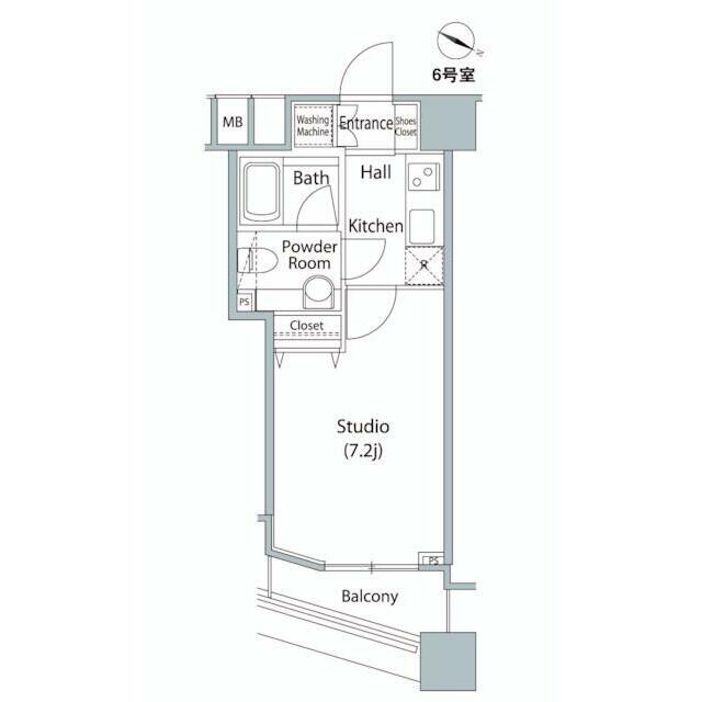 ファーストリアルタワー新宿の物件間取画像