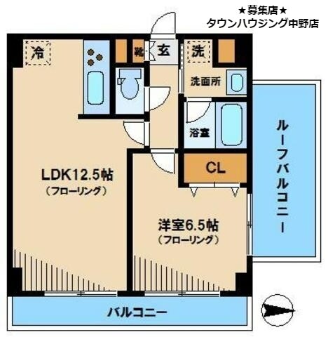 ステージファースト新中野の物件間取画像