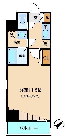 アクシス池袋の物件間取画像