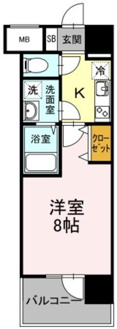 D-room早稲田の物件間取画像