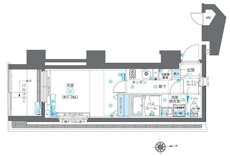ZOOM新宿下落合の物件間取画像
