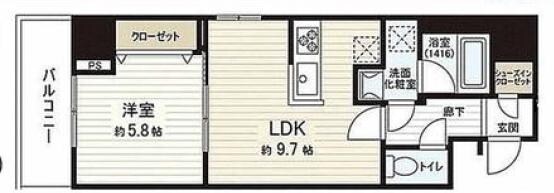 西日暮里フラッツの物件間取画像