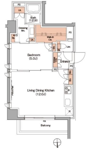 ザ・パークハビオ根岸三丁目の物件間取画像