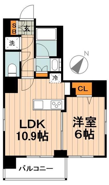 西日暮里フラッツの物件間取画像