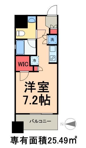ジーベック東日暮里ノースの物件間取画像