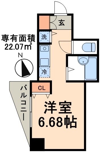 メイクスデザイン秋葉原の物件間取画像