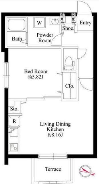 PASEO文京茗荷谷の物件間取画像