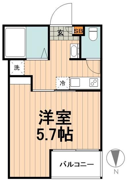 AT EASE 東日暮里の物件間取画像