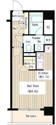 CITY CURRENT大手町の物件間取画像