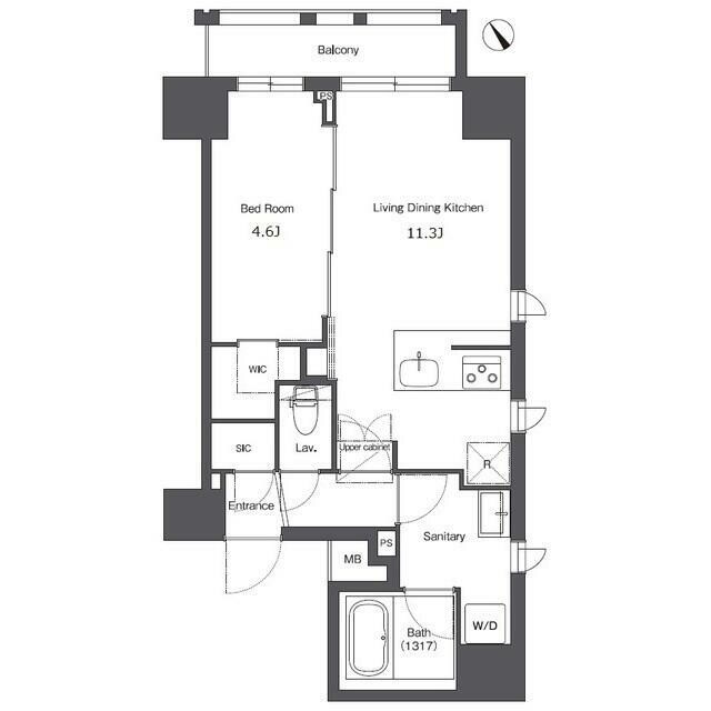 コンフォリア台東根岸の物件間取画像