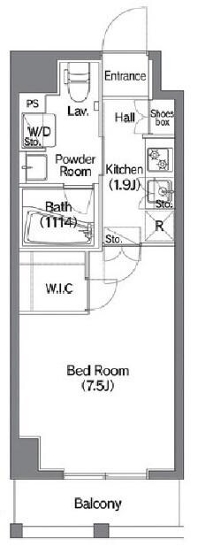 コンフォリア錦糸町DEUXの物件間取画像