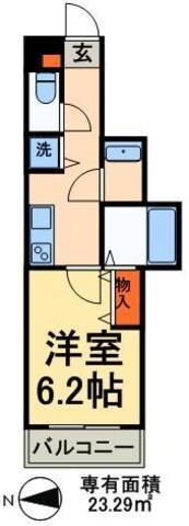 眩燈館の物件間取画像