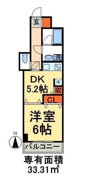 アーバンレックス西新井IIの物件間取画像