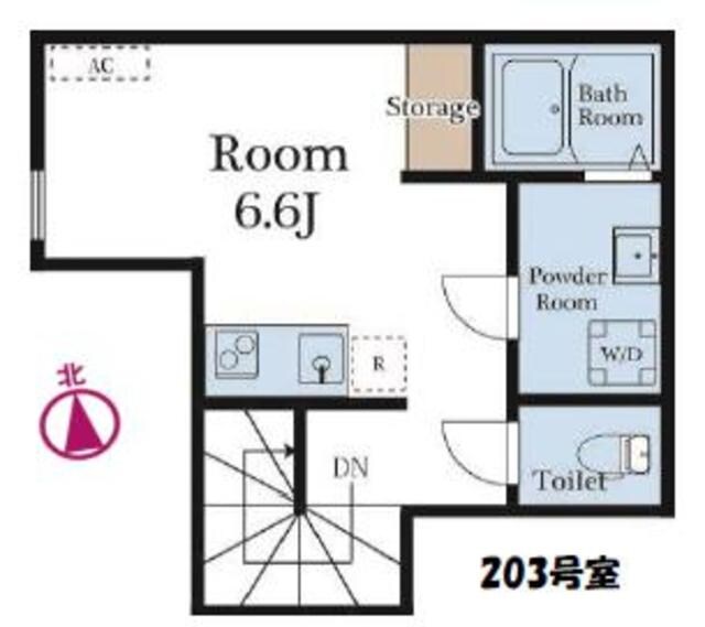 ベルディグリ堀切菖蒲園の物件間取画像