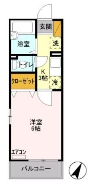 ハイツセイホIIIの物件間取画像