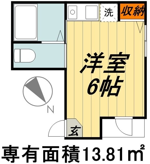 アルファ柴又の物件間取画像