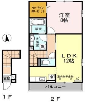 ルミエール ドゥの物件間取画像